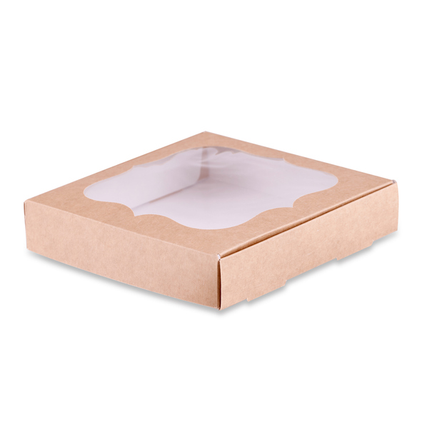 brown folded box