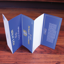 6-panel self-mailer brochure